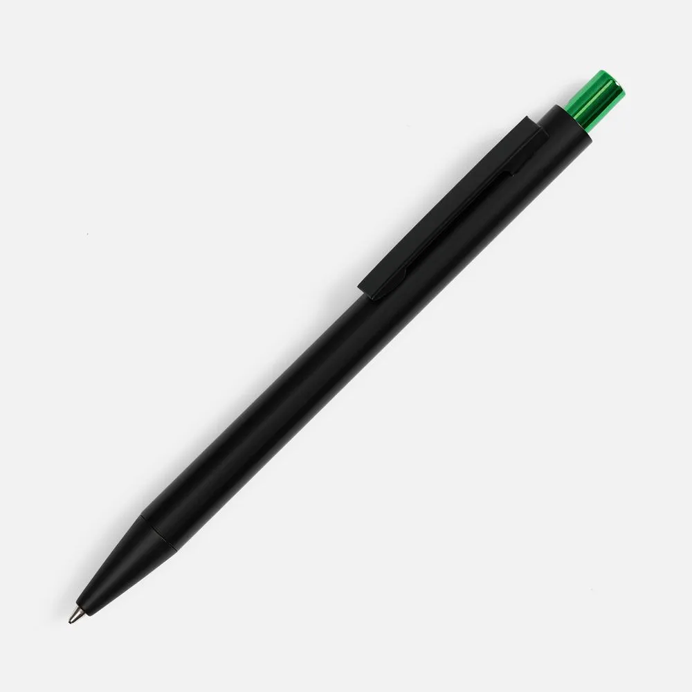 Ручка шариковая Chromatic ver.2, зеленая заказать онлайн с вашим дизайном на заказ в Москве и области