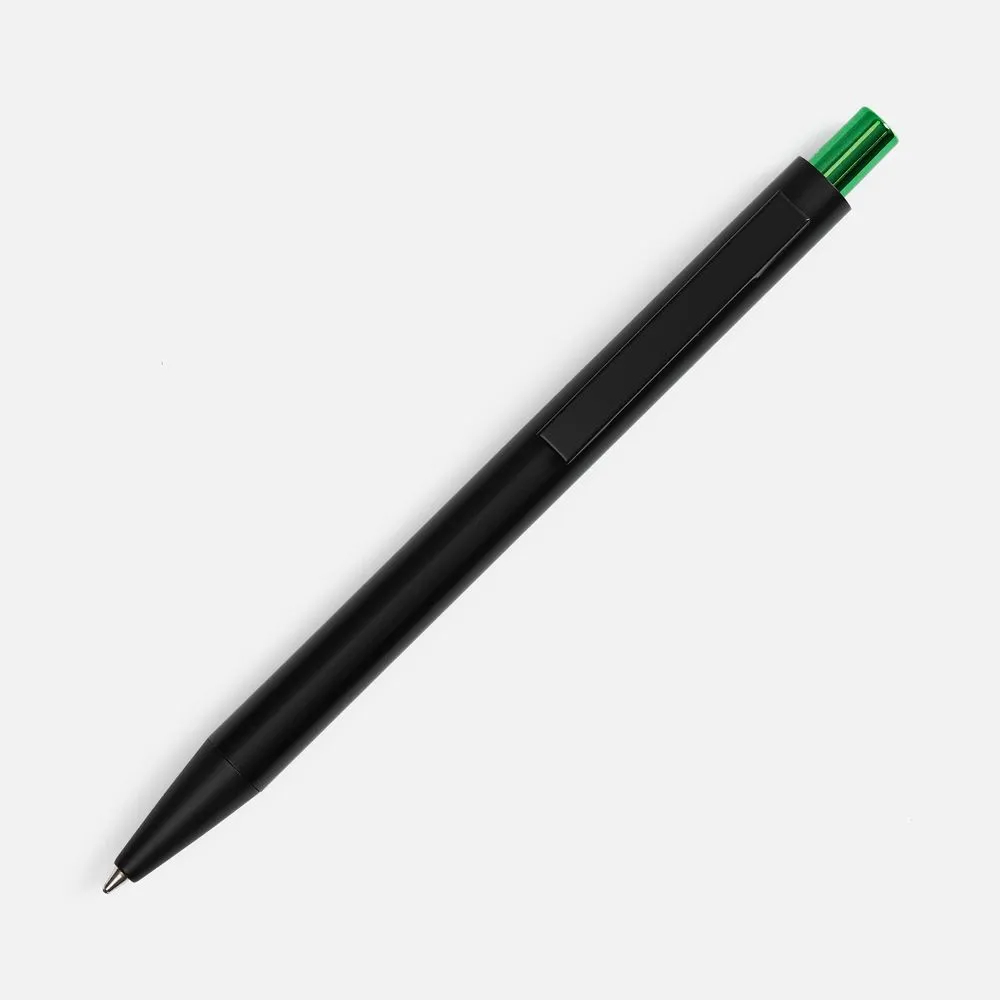 Ручка шариковая Chromatic ver.2, зеленая заказать онлайн с вашим дизайном на заказ в Москве и области