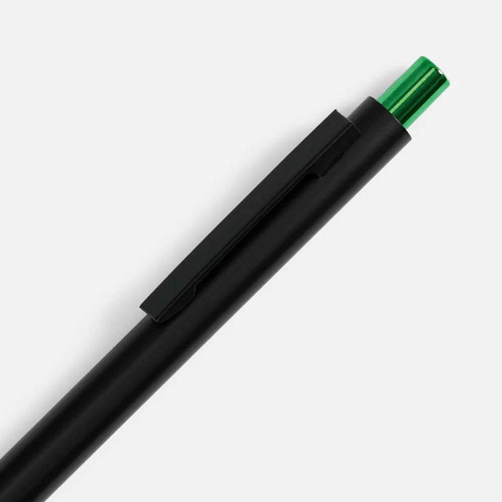 Ручка шариковая Chromatic ver.2, зеленая заказать онлайн с вашим дизайном на заказ в Москве и области