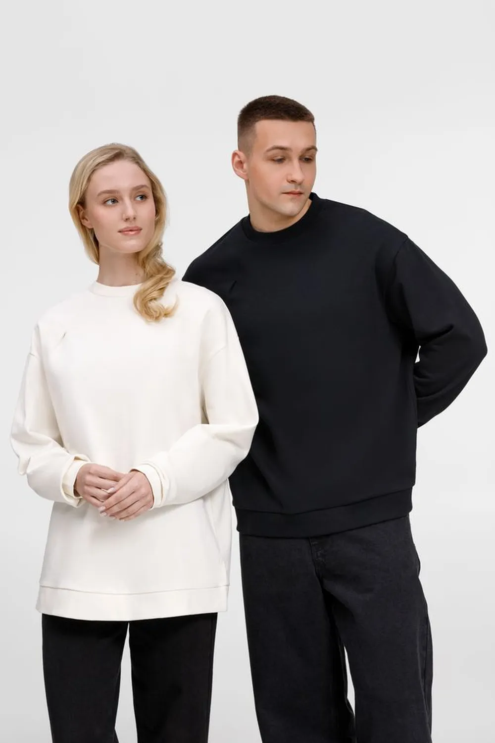 Свитшот унисекс Sinkopa, черный, размер M/L заказать онлайн с вашим дизайном на заказ в Москве и области