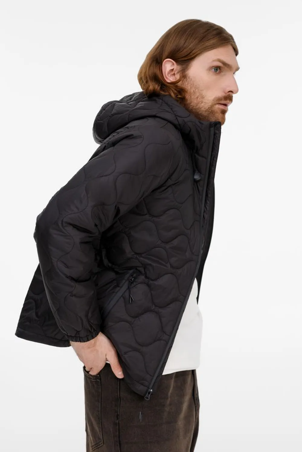 Куртка унисекс Tarnaby, черная заказать онлайн с вашим дизайном на заказ в Москве и области