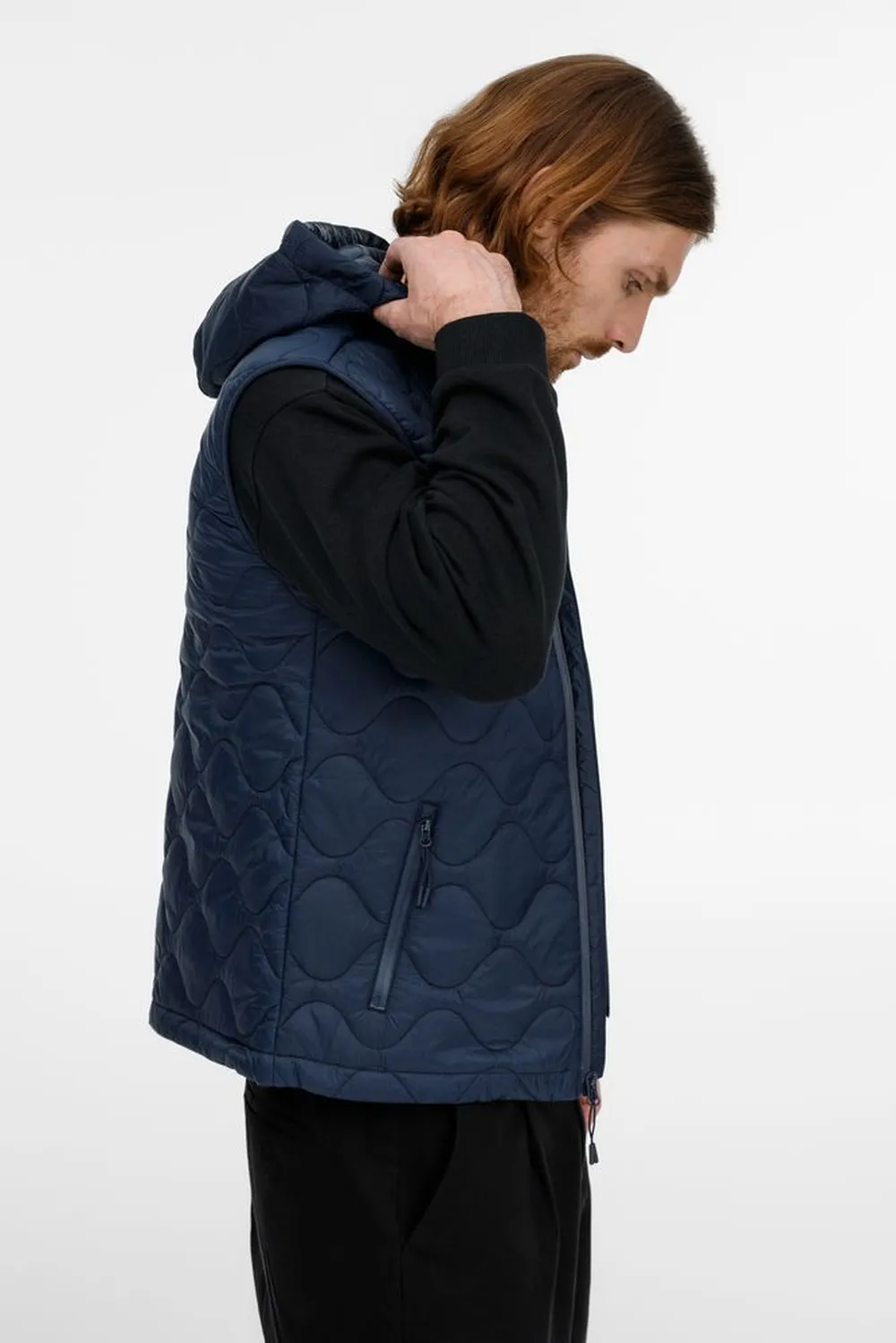 Жилет унисекс Tarnaby, темно-синий, размер S заказать онлайн с вашим дизайном на заказ в Москве и области