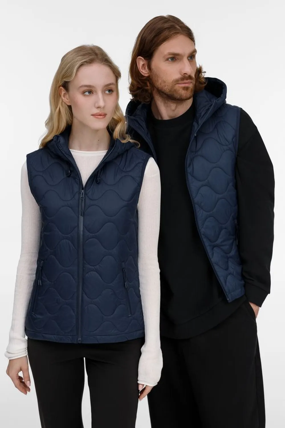 Жилет унисекс Tarnaby, темно-синий, размер S заказать онлайн с вашим дизайном на заказ в Москве и области