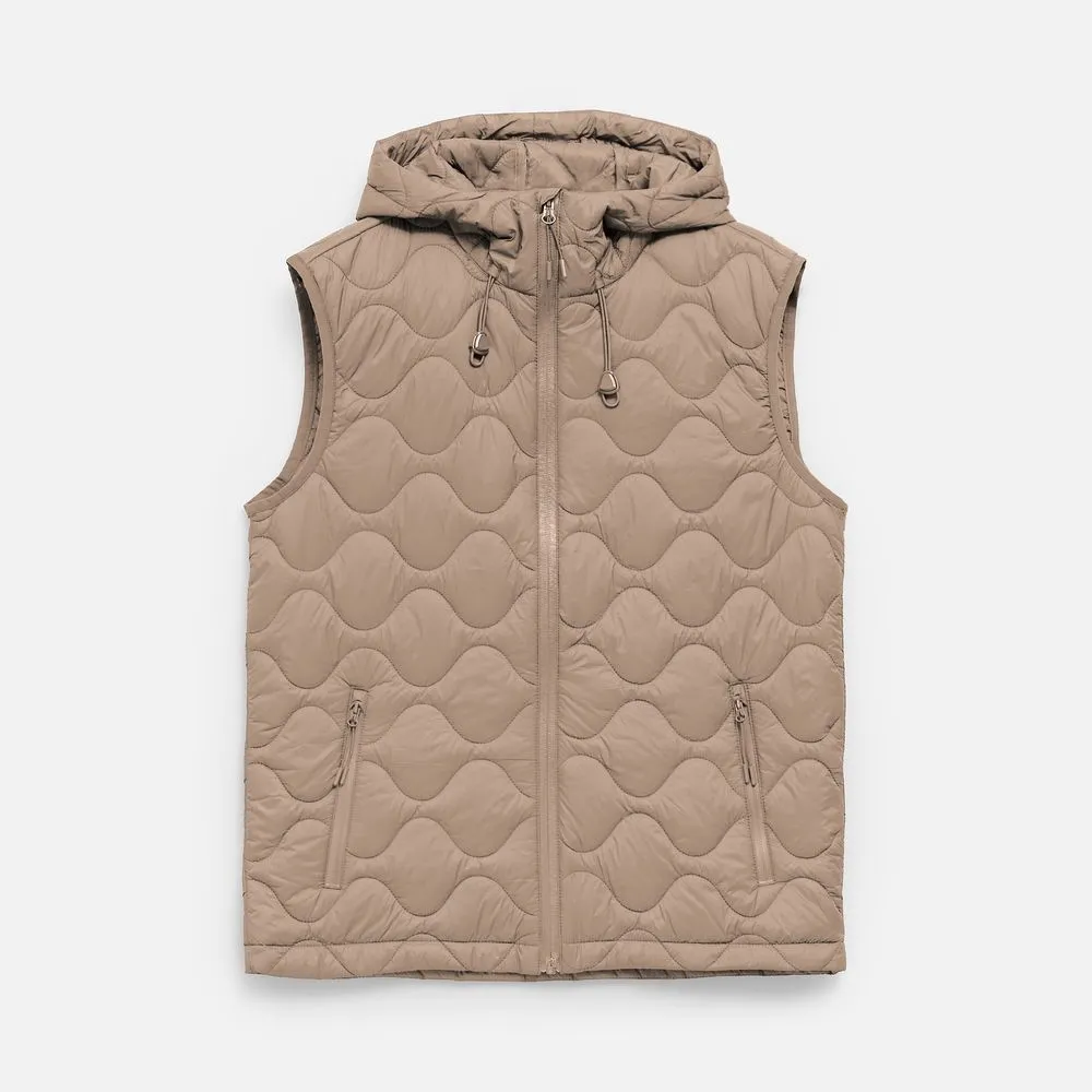 Жилет унисекс Tarnaby, бежевый, размер L заказать онлайн с вашим дизайном на заказ в Москве и области