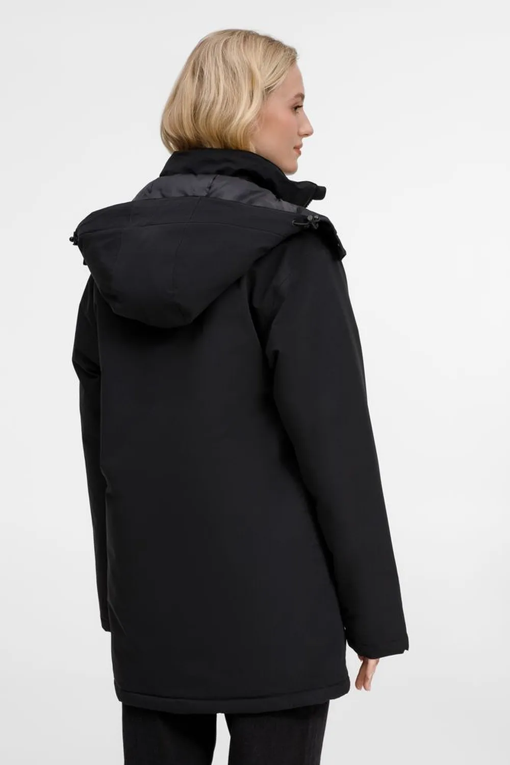 Куртка-парка унисекс Sfera, черная, размер 3XL заказать онлайн с вашим дизайном на заказ в Москве и области