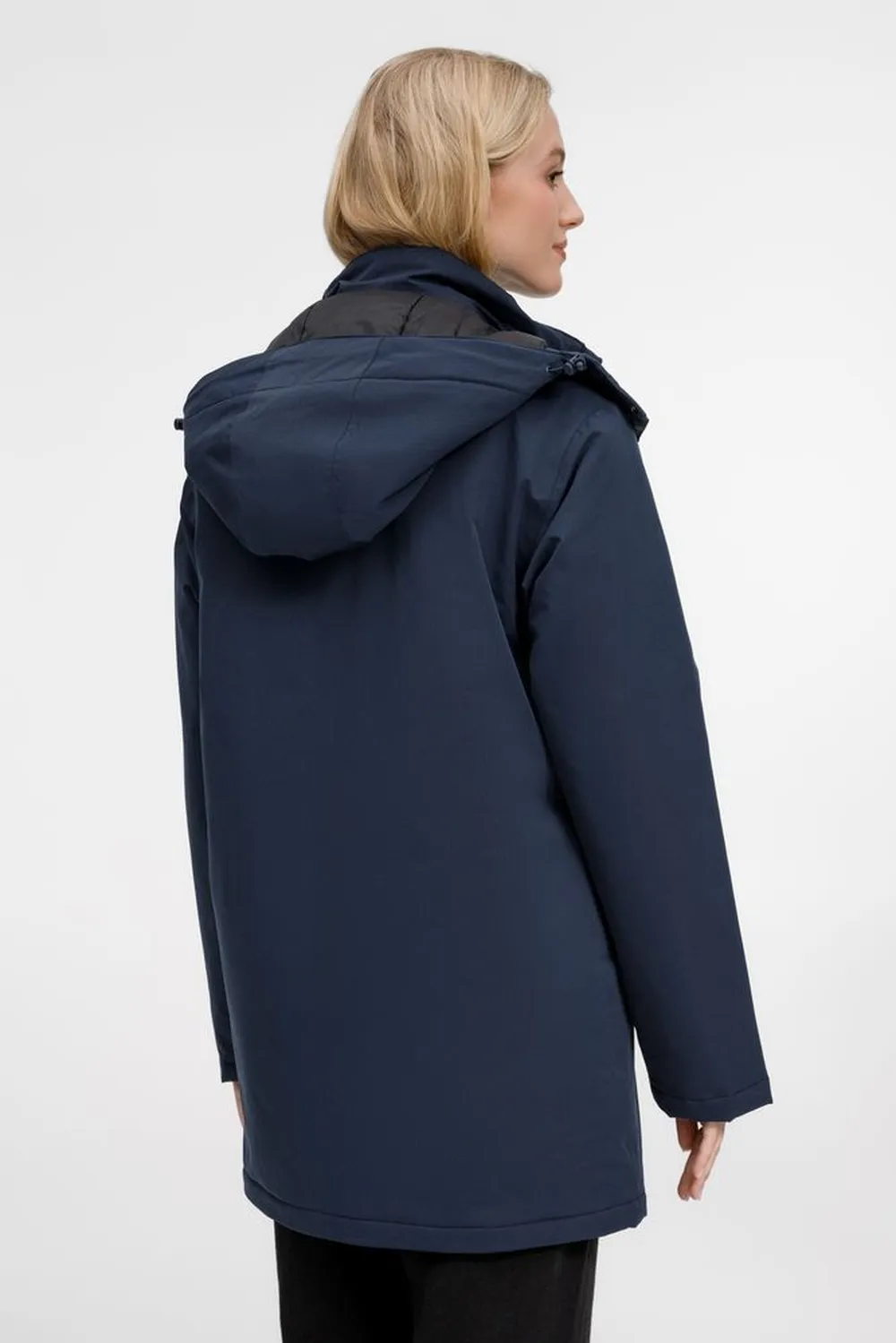 Куртка-парка унисекс Sfera, темно-синяя, размер XL заказать онлайн с вашим дизайном на заказ в Москве и области