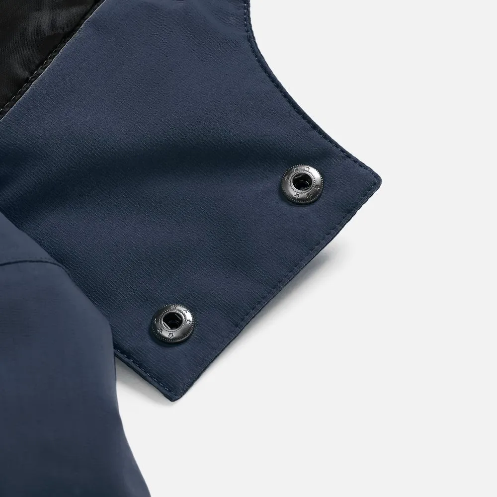 Куртка-парка унисекс Sfera, темно-синяя, размер XL заказать онлайн с вашим дизайном на заказ в Москве и области