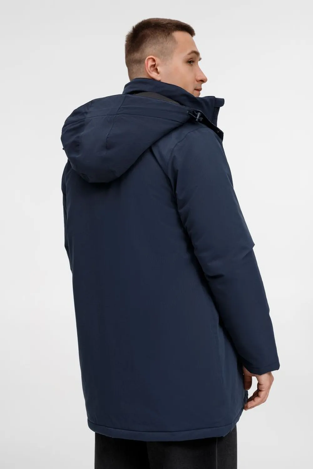 Куртка-парка унисекс Sfera, темно-синяя, размер XL заказать онлайн с вашим дизайном на заказ в Москве и области