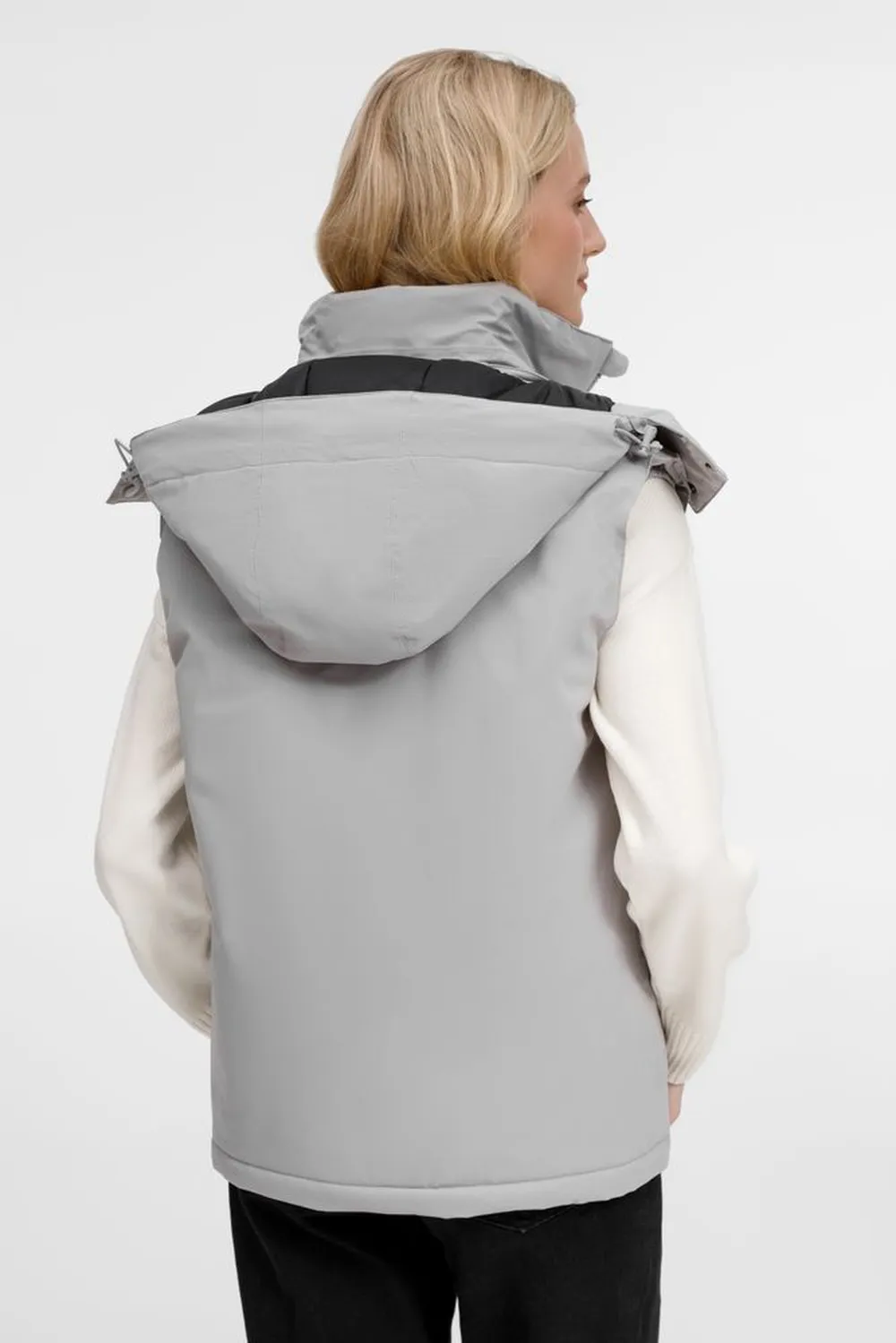 Жилет унисекс Sfera, светло-серый, размер L заказать онлайн с вашим дизайном на заказ в Москве и области