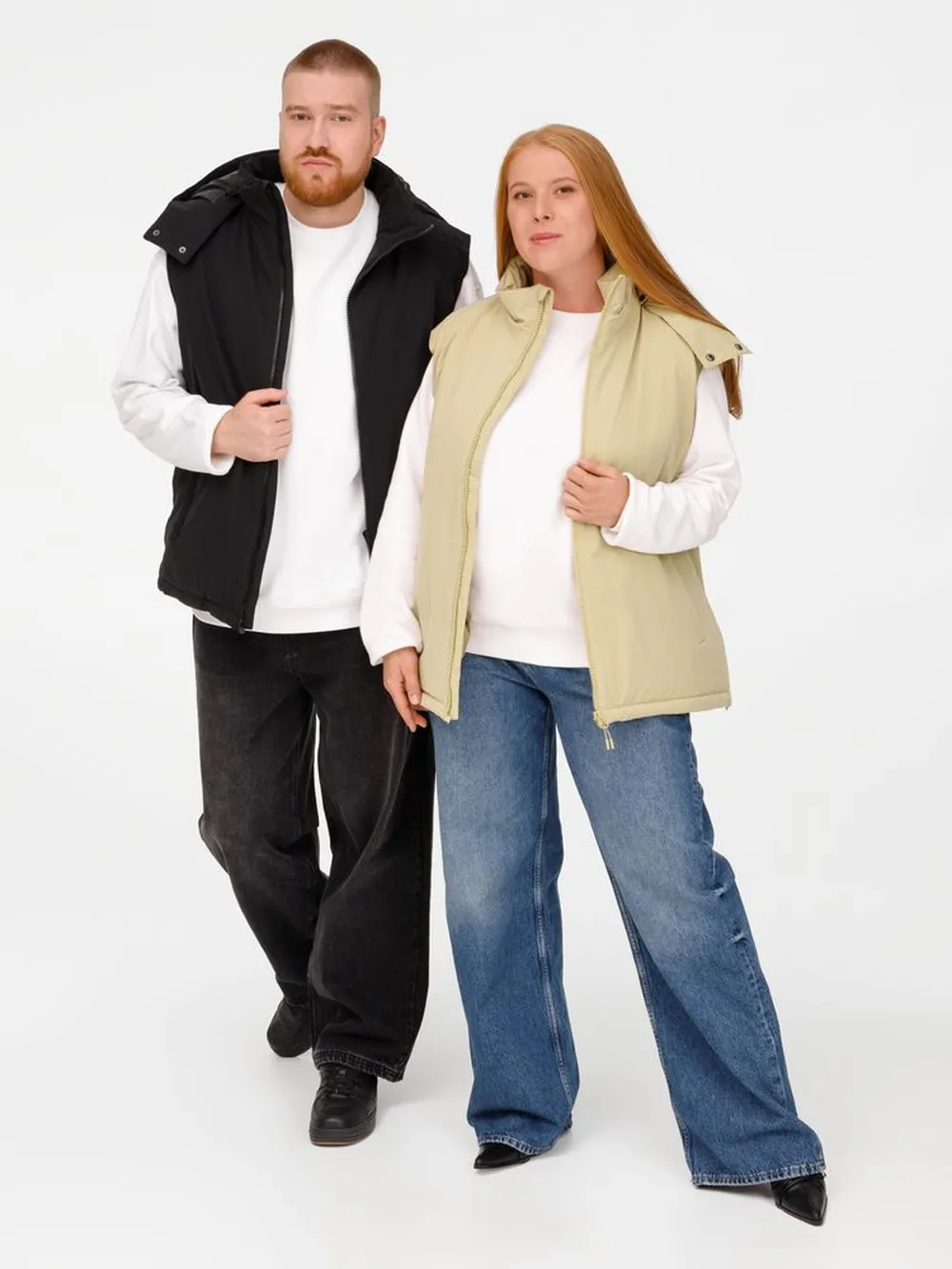 Жилет унисекс Sfera, черный, размер L заказать онлайн с вашим дизайном на заказ в Москве и области