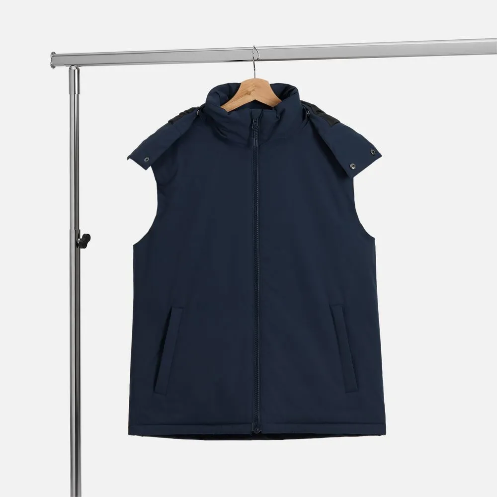 Жилет унисекс Sfera, темно-синий, размер XXL заказать онлайн с вашим дизайном на заказ в Москве и области