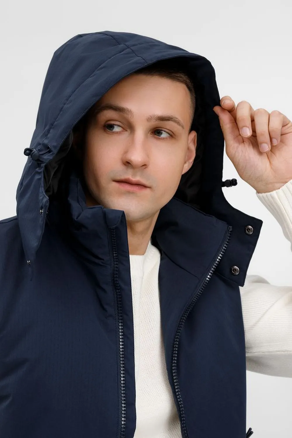 Жилет унисекс Sfera, темно-синий, размер XXL заказать онлайн с вашим дизайном на заказ в Москве и области