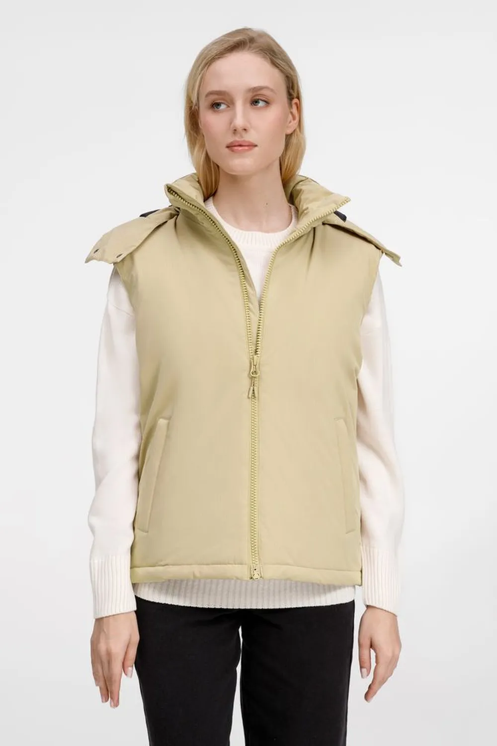 Жилет унисекс Sfera, бежевый, размер M заказать онлайн с вашим дизайном на заказ в Москве и области