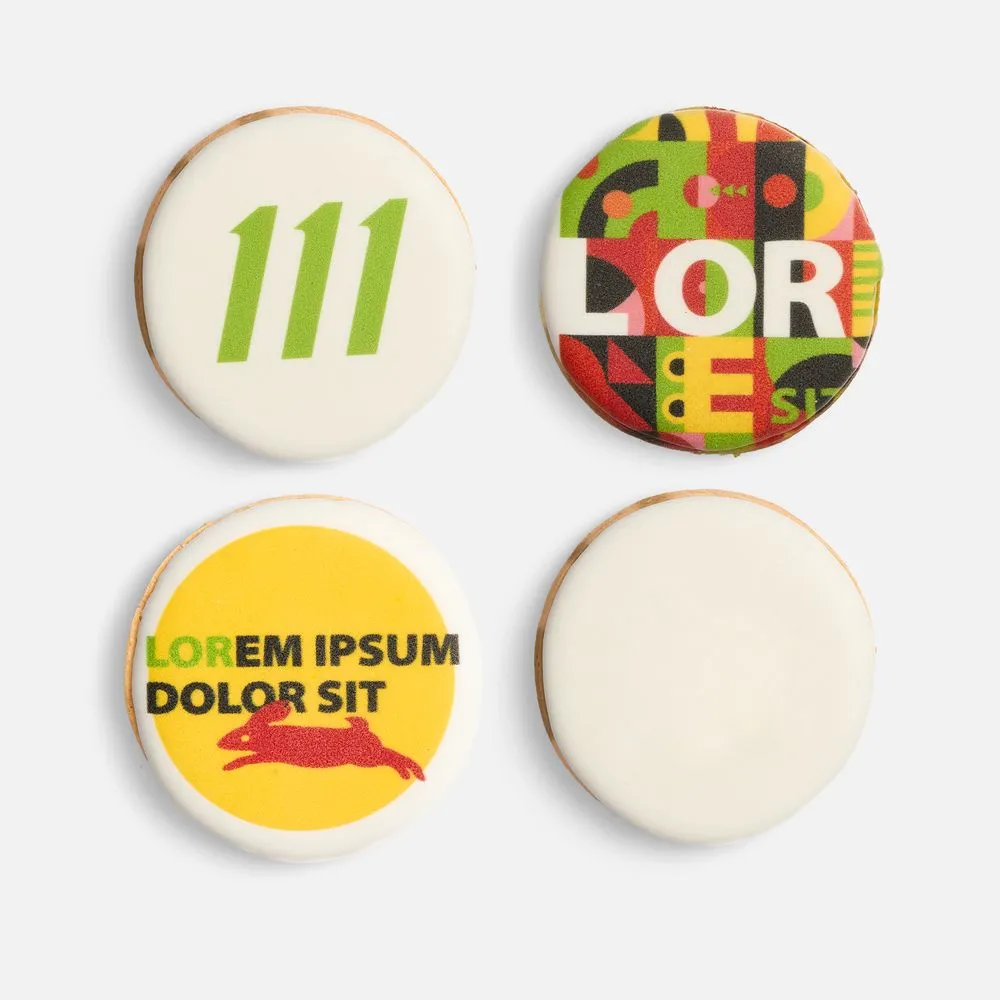 Печенье BrandBite с печатью на заказ заказать онлайн с вашим дизайном на заказ в Москве и области