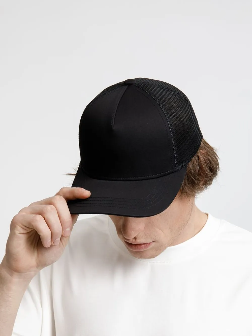 Бейсболка Seguro Air, черная заказать онлайн с вашим дизайном на заказ в Москве и области