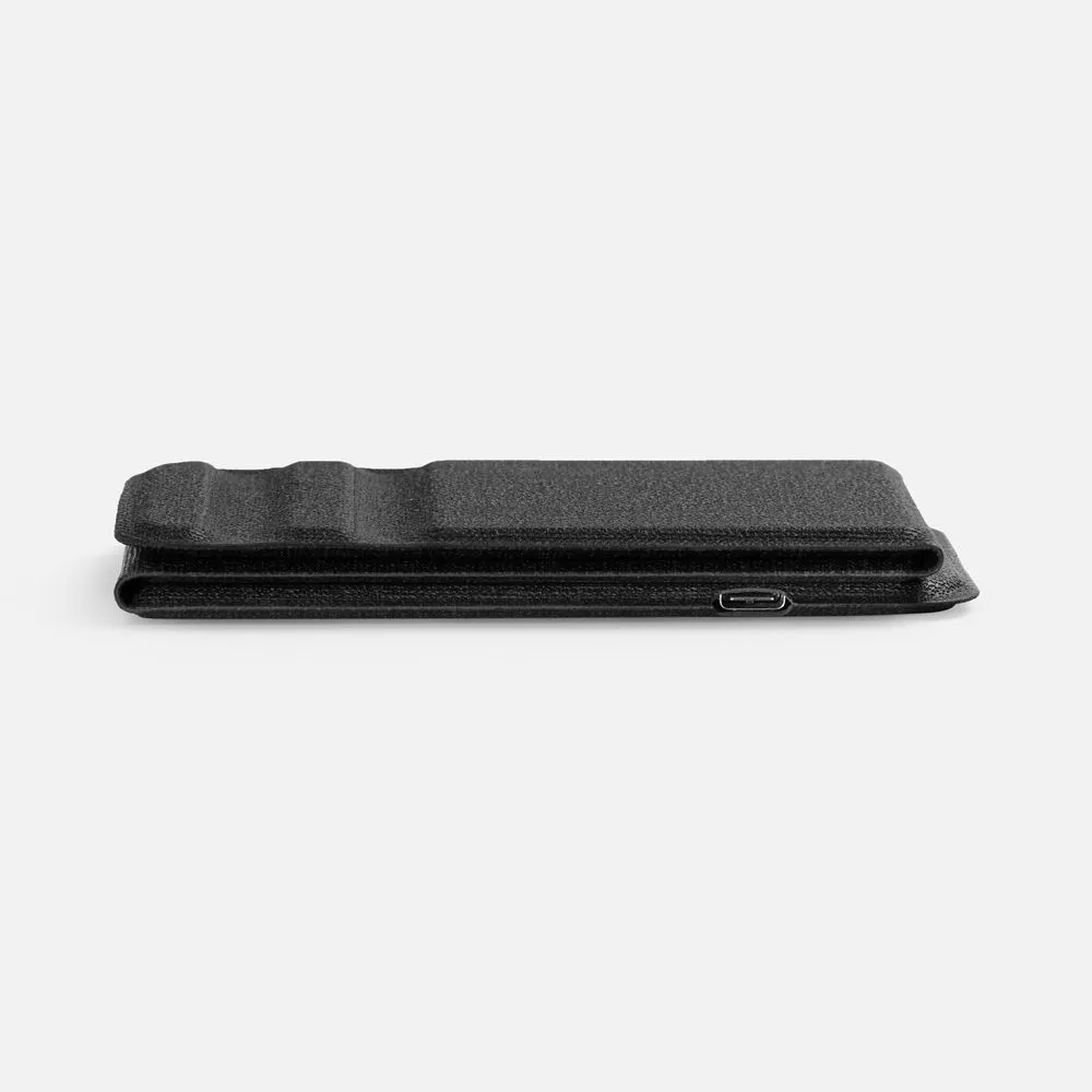 Подставка для смартфона с беспроводной зарядкой Kickstand, серая заказать онлайн с вашим дизайном на заказ в Москве и области