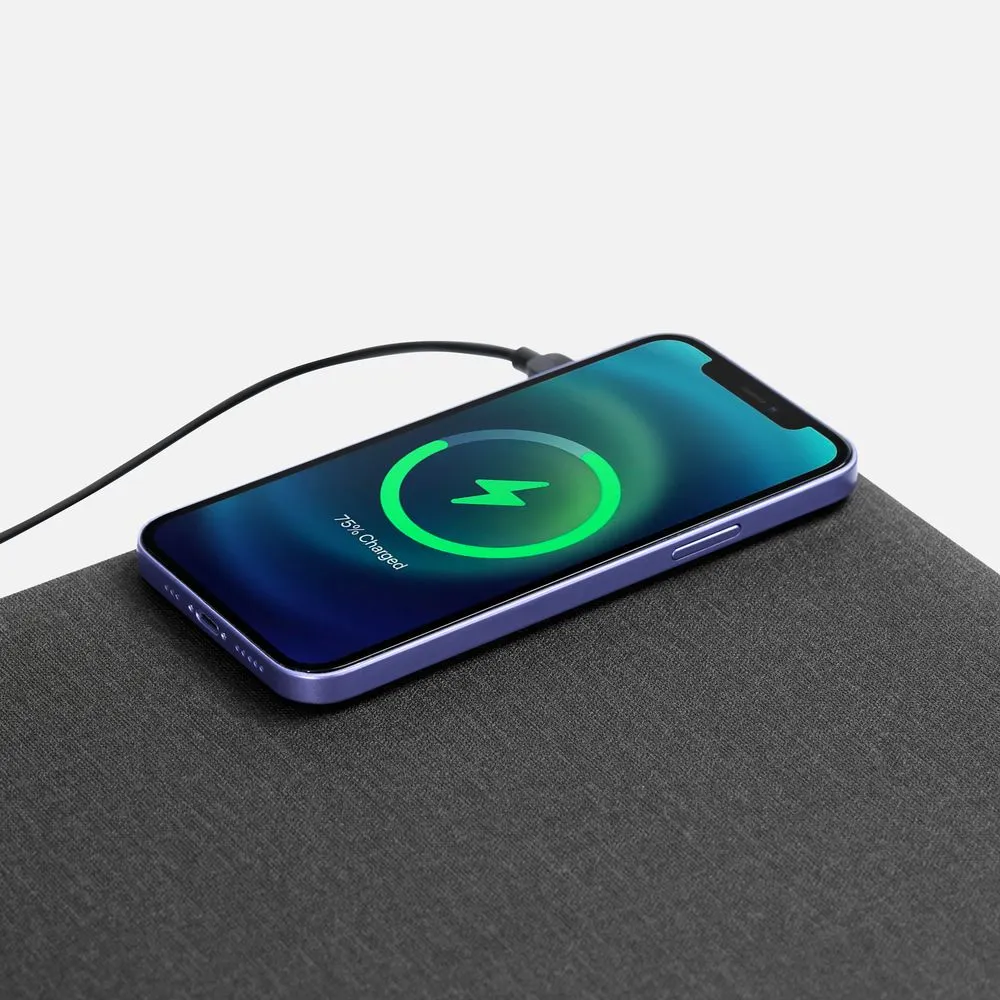 Складной стол для ноутбука с беспроводной зарядкой Kickstand Table, серый заказать онлайн с вашим дизайном на заказ в Москве и области