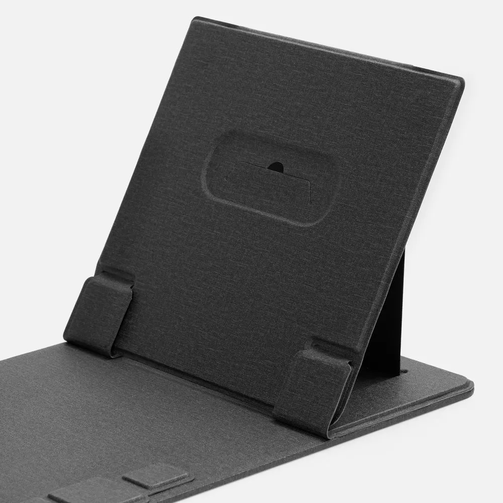Складной стол для ноутбука с беспроводной зарядкой Kickstand Table, серый заказать онлайн с вашим дизайном на заказ в Москве и области