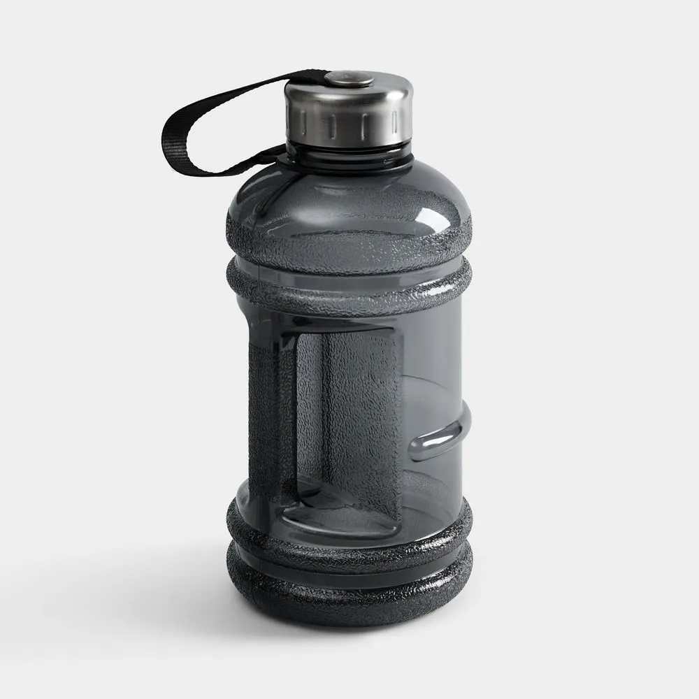 Спортивная бутылка Practice, черная заказать онлайн с вашим дизайном на заказ в Москве и области