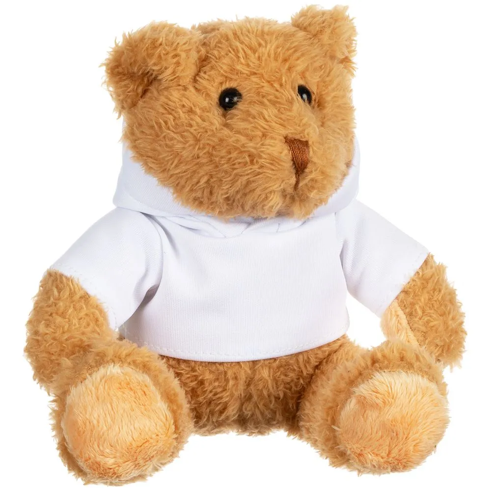 Мягкая игрушка «Мишка Cuddleton» в белом худи заказать онлайн с вашим дизайном на заказ в Москве и области