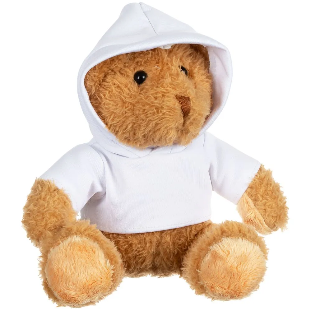 Мягкая игрушка «Мишка Cuddleton» в белом худи заказать онлайн с вашим дизайном на заказ в Москве и области