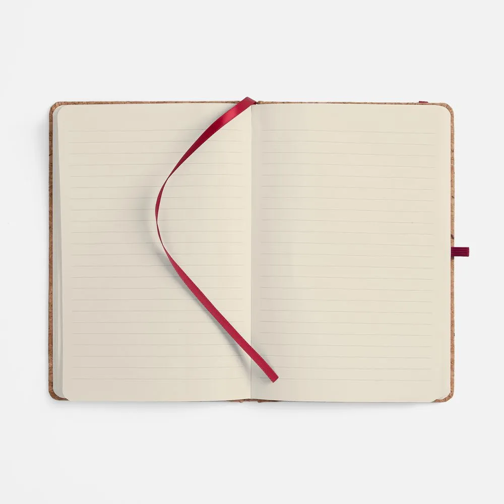 Блокнот Corkfolio, красный заказать онлайн с вашим дизайном на заказ в Москве и области