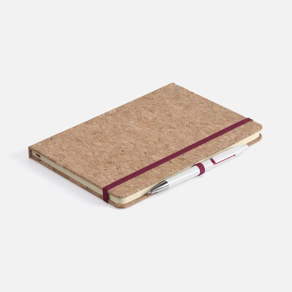 Блокнот Corkfolio, красный заказать онлайн с вашим дизайном на заказ в Москве и области