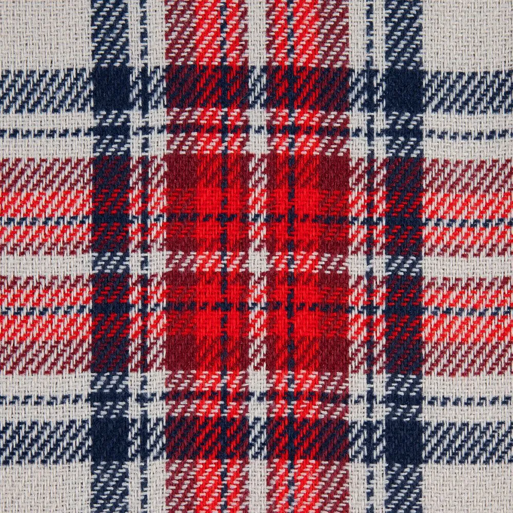 Плед «Валдай», бежевый с красным и синим заказать онлайн с вашим дизайном на заказ в Москве и области