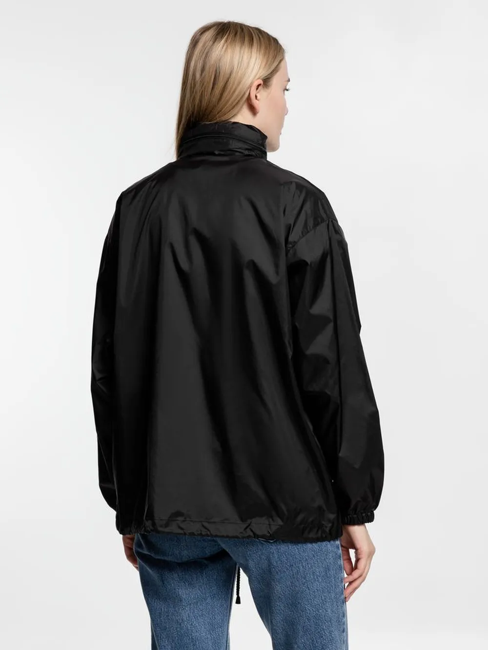 Ветровка из нейлона Surf 210 черная, размер XL заказать онлайн с вашим дизайном на заказ в Москве и области