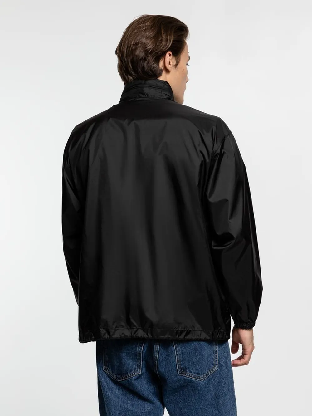 Ветровка из нейлона Surf 210 черная, размер XL заказать онлайн с вашим дизайном на заказ в Москве и области