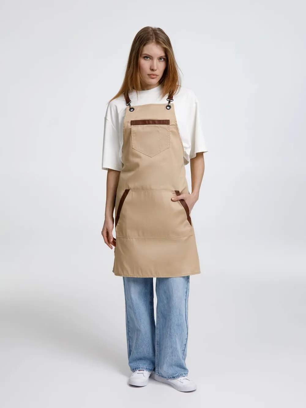 Фартук Abilita, бежевый заказать онлайн с вашим дизайном на заказ в Москве и области