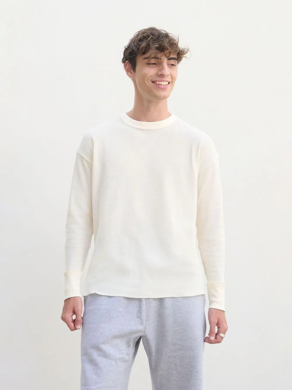 Футболка с длинным рукавом Thermal T, бежевая (неокрашенная), размер XXL заказать онлайн с вашим дизайном на заказ в Москве и области