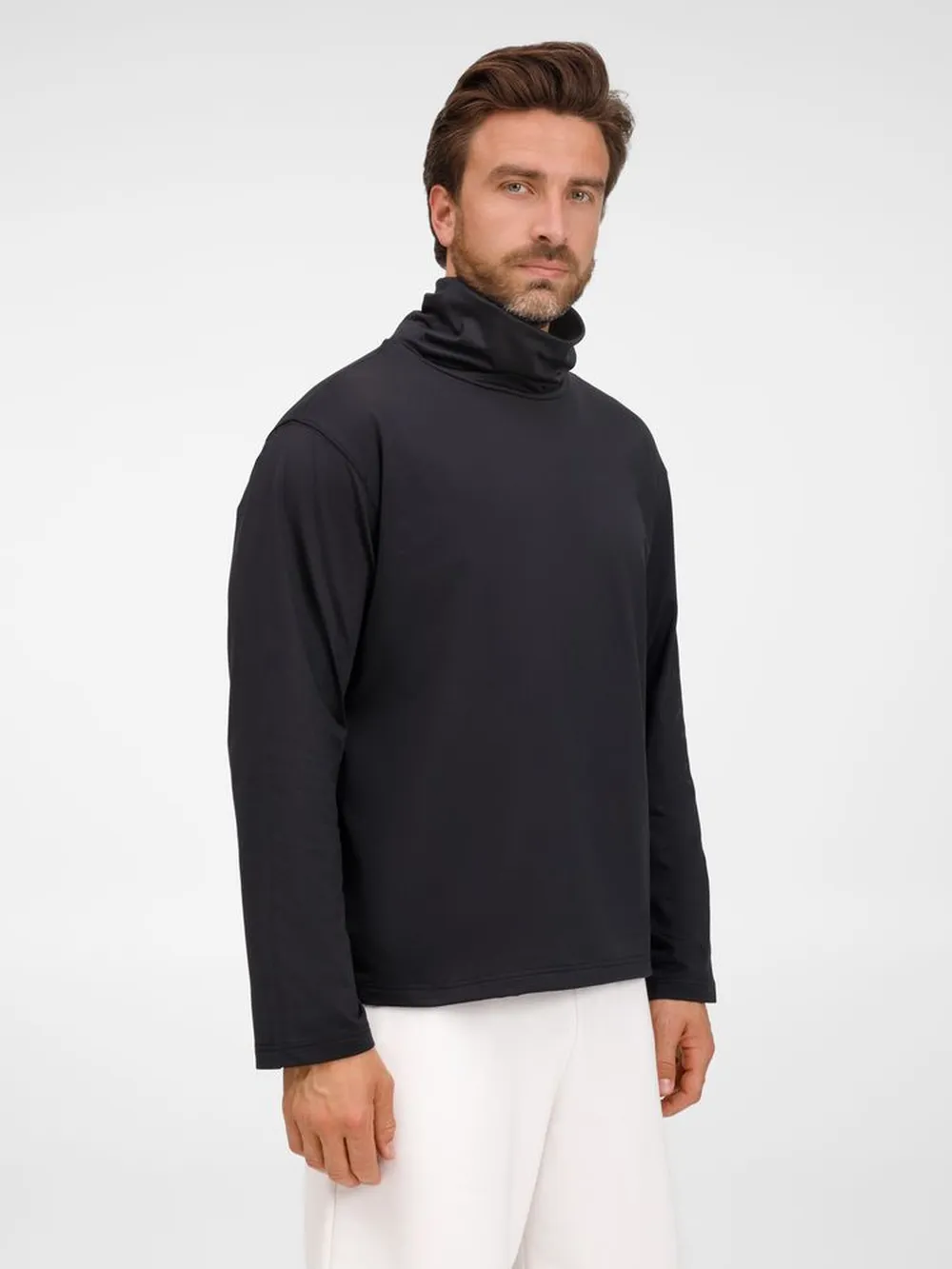 Лонгслив из бифлекса Morfiss, черный, размер M/L заказать онлайн с вашим дизайном на заказ в Москве и области