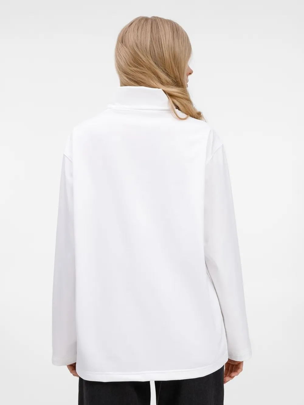 Лонгслив из бифлекса Morfiss, белый, размер M/L заказать онлайн с вашим дизайном на заказ в Москве и области