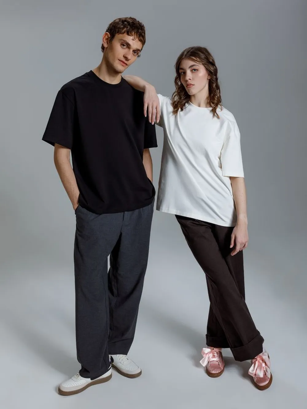 Футболка оверсайз Kangas, белая, XL/XXL заказать онлайн с вашим дизайном на заказ в Москве и области