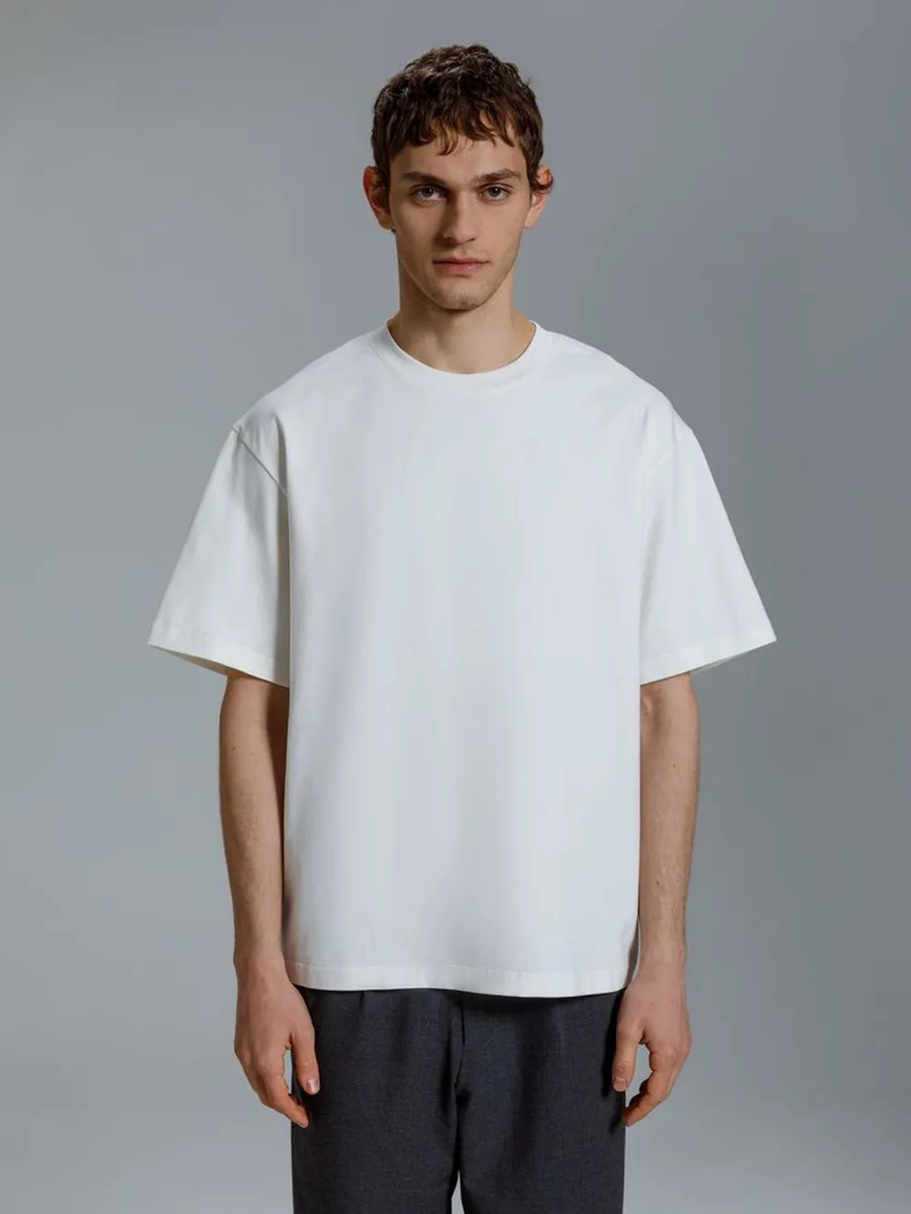 Футболка оверсайз Kangas, белая, XL/XXL заказать онлайн с вашим дизайном на заказ в Москве и области