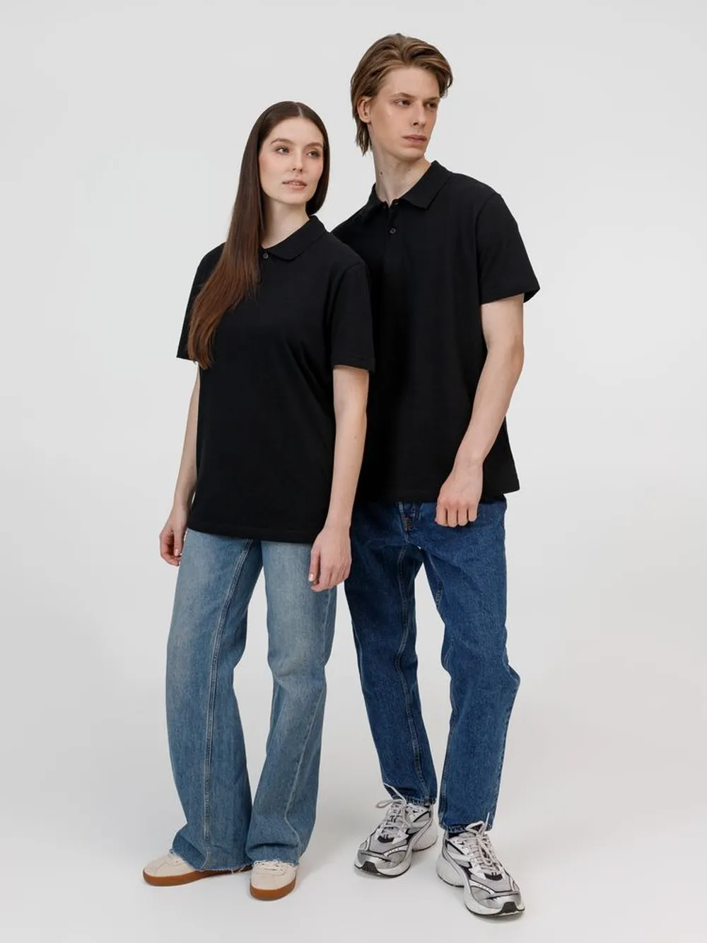 Рубашка поло унисекс Pulse, черная, размер XXL заказать онлайн с вашим дизайном на заказ в Москве и области