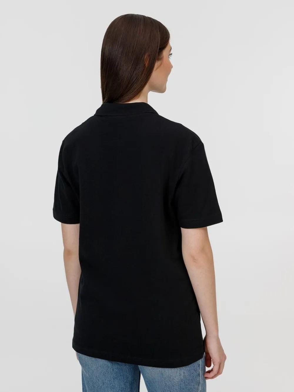 Рубашка поло унисекс Pulse, черная, размер XXL заказать онлайн с вашим дизайном на заказ в Москве и области