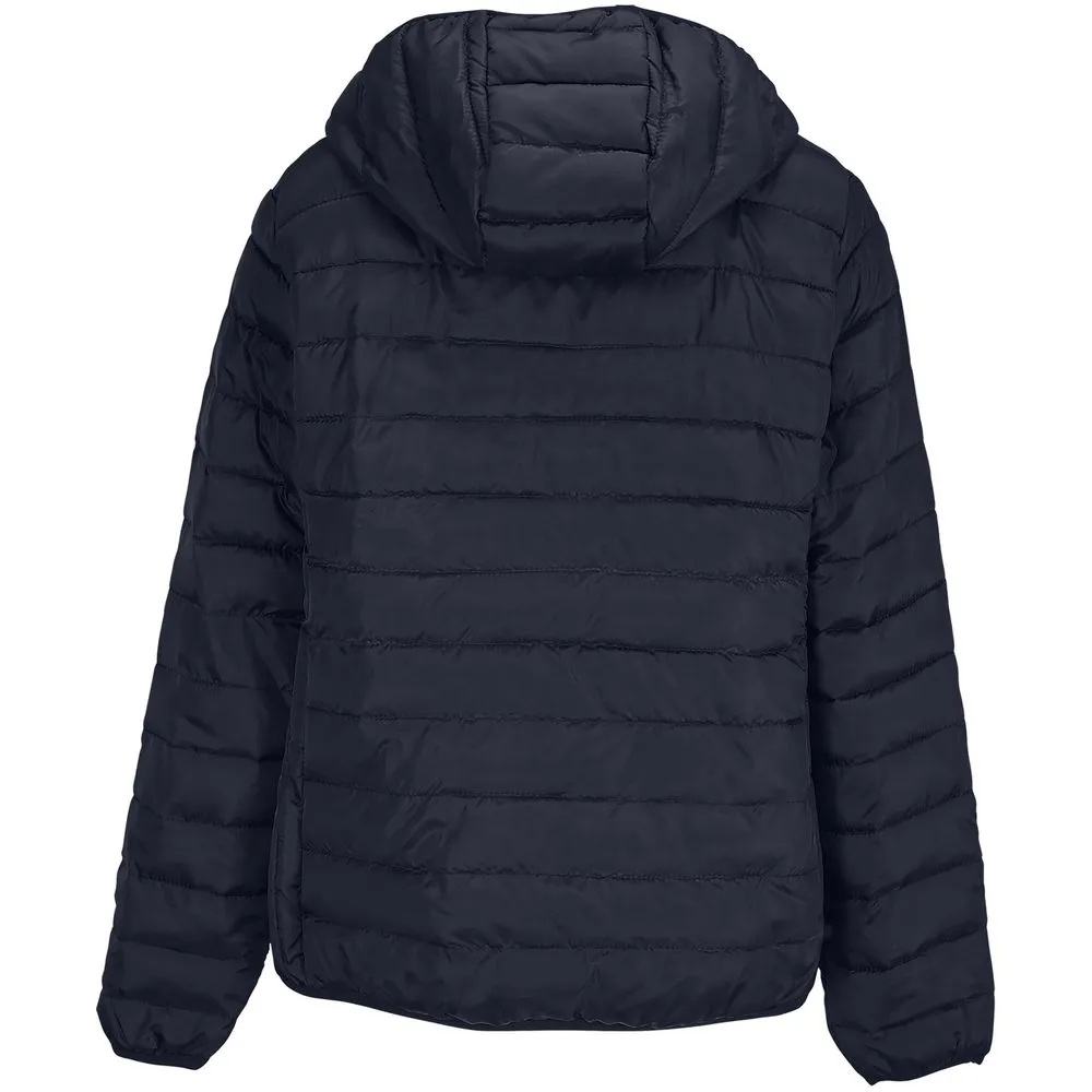 Куртка с капюшоном женская Stream Women, темно-синяя, размер M заказать онлайн с вашим дизайном на заказ в Москве и области