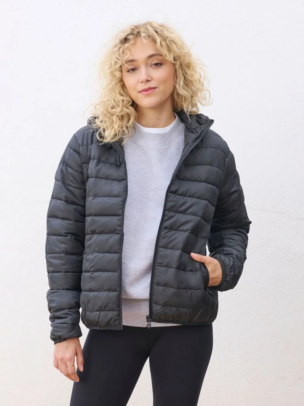 Куртка с капюшоном женская Stream Women, темно-синяя, размер M заказать онлайн с вашим дизайном на заказ в Москве и области