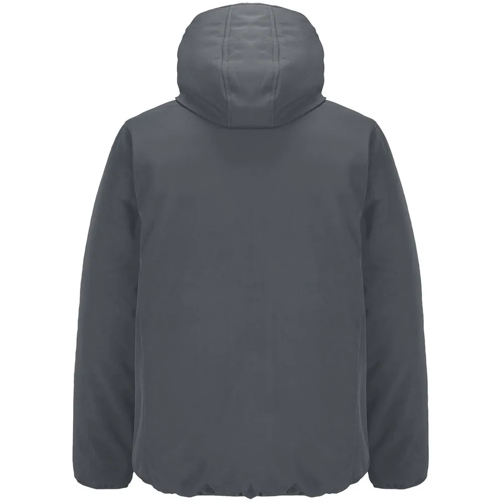 Куртка софтшелл с капюшоном мужская Falcon Men, темно-серая, размер 4XL заказать онлайн с вашим дизайном на заказ в Москве и области