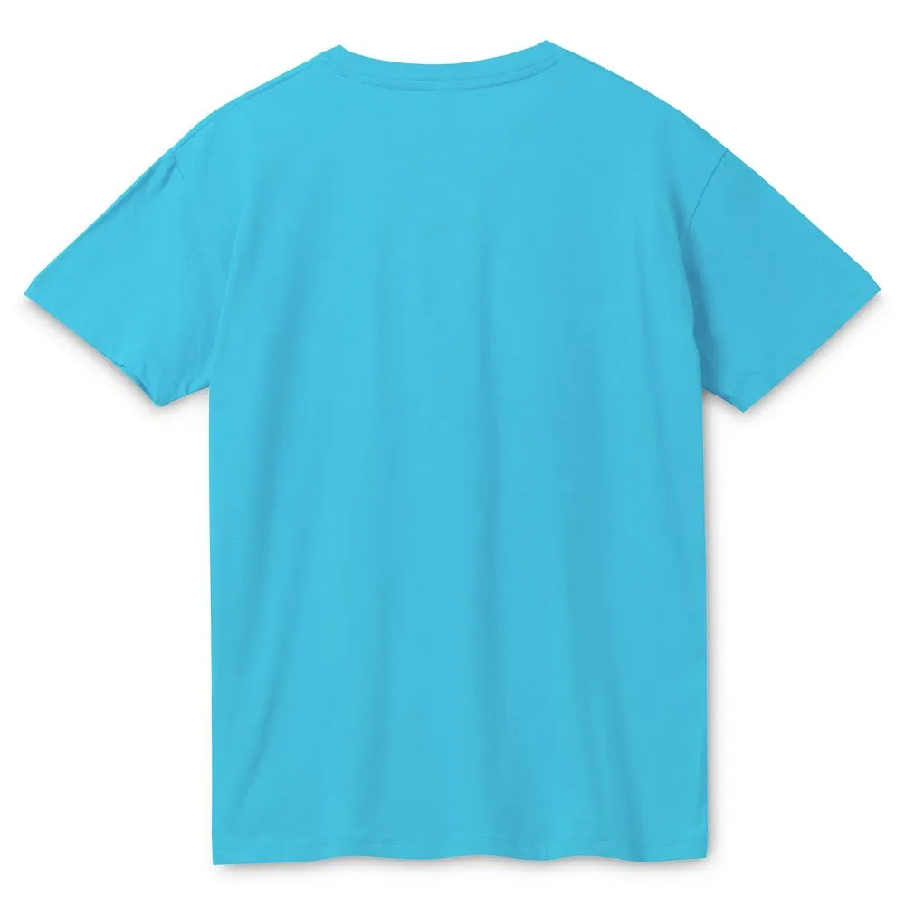 Футболка Regent 150 бирюзовая, размер XL заказать онлайн с вашим дизайном на заказ в Москве и области