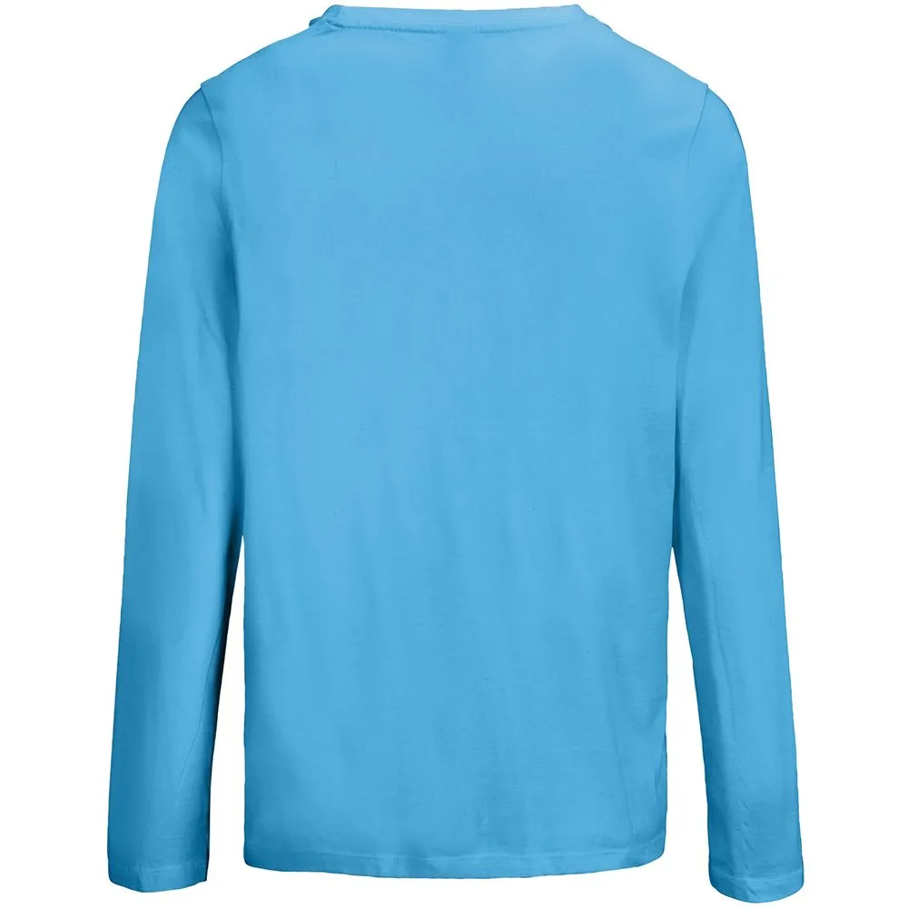 Футболка с длинным рукавом женская Monarch Women, ярко-бирюзовая, размер XS заказать онлайн с вашим дизайном на заказ в Москве и области