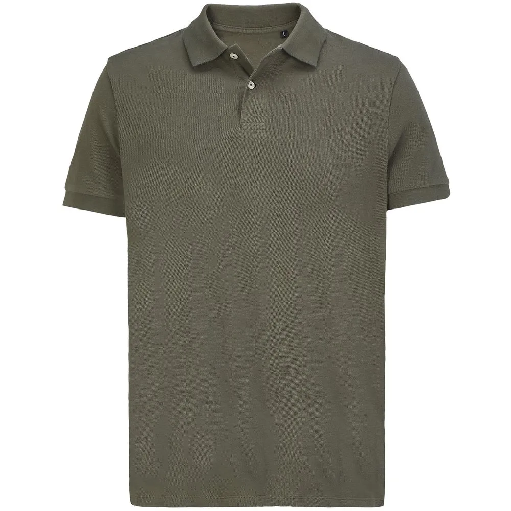 Рубашка поло унисекс Pacific, темный хаки, размер M заказать онлайн с вашим дизайном на заказ в Москве и области