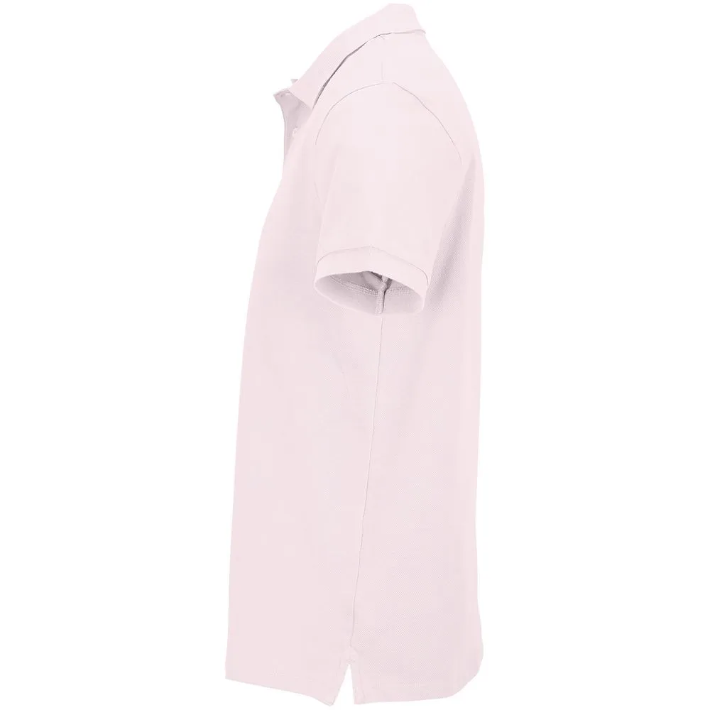 Рубашка поло унисекс Pacific, светло-розовая, размер XL заказать онлайн с вашим дизайном на заказ в Москве и области