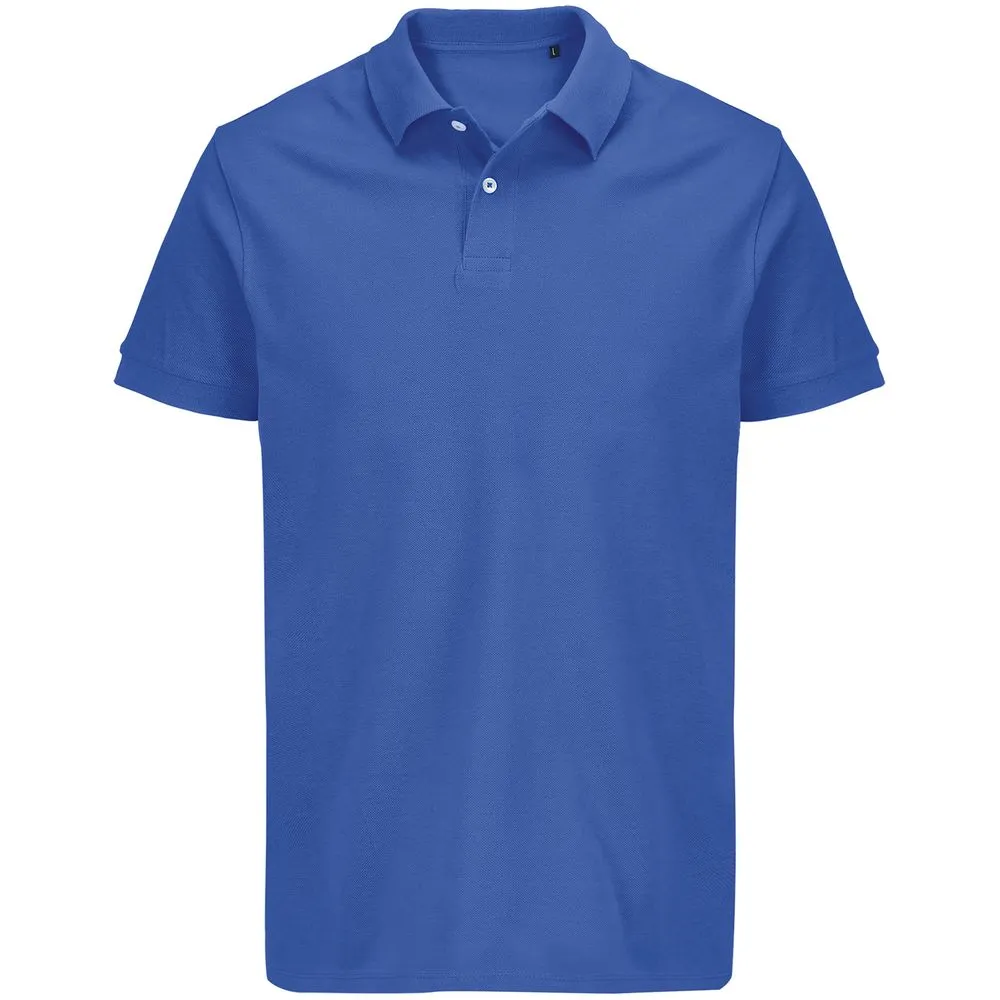 Рубашка поло унисекс Pacific, ярко-синяя (royal), размер 4XL заказать онлайн с вашим дизайном на заказ в Москве и области