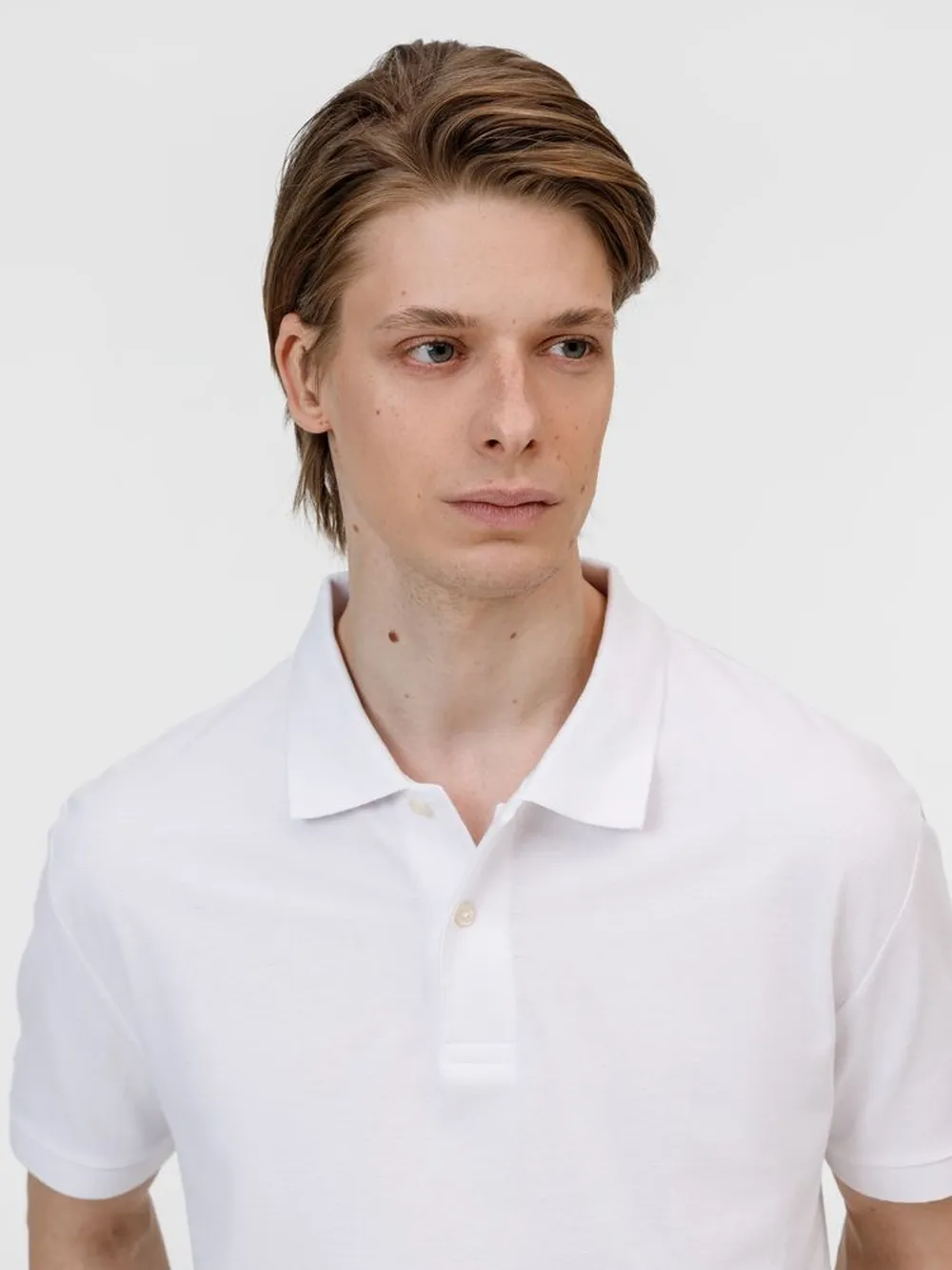 Рубашка поло унисекс Pacific, белая, размер M заказать онлайн с вашим дизайном на заказ в Москве и области