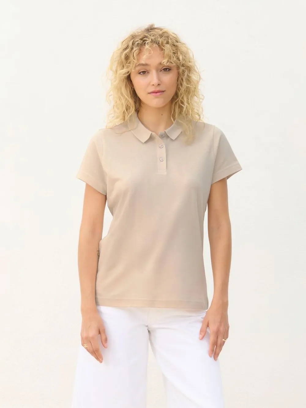 Рубашка поло женская Pacific Women, синяя (джинс), размер S заказать онлайн с вашим дизайном на заказ в Москве и области