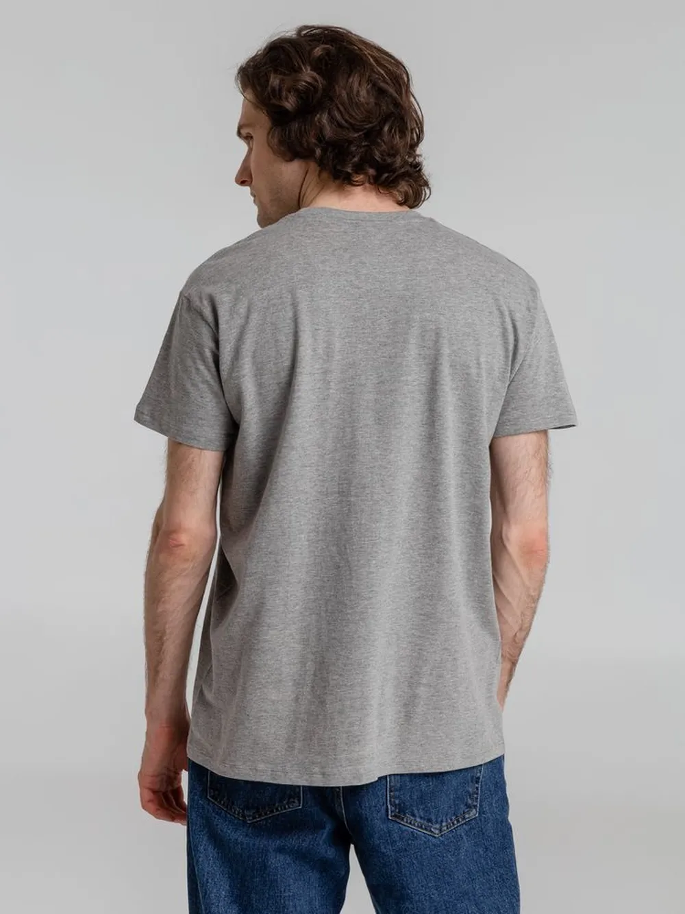 Футболка Imperial 190 серый меланж, размер XL заказать онлайн с вашим дизайном на заказ в Москве и области