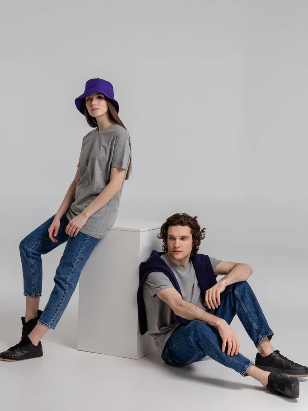 Футболка Imperial 190 серый меланж, размер XL заказать онлайн с вашим дизайном на заказ в Москве и области